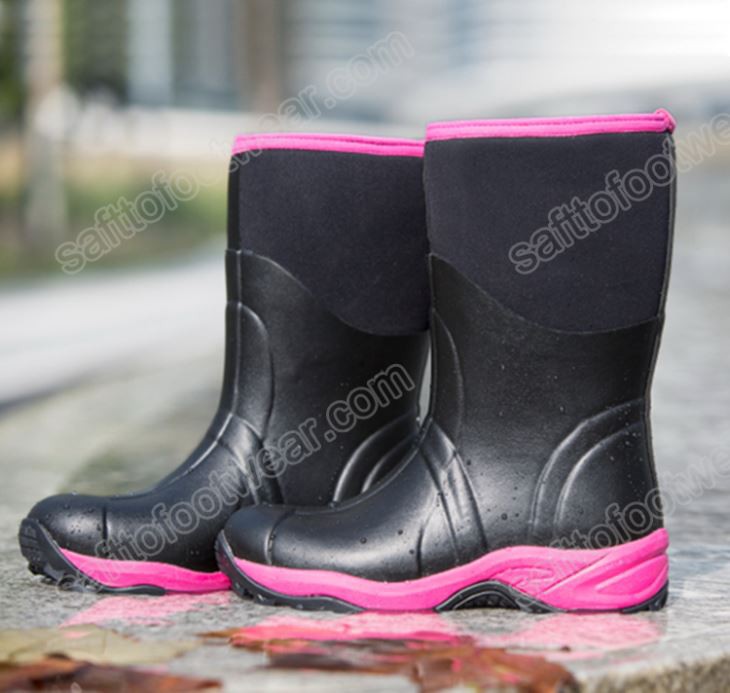 Antisladd gummi vattentäta stövlar