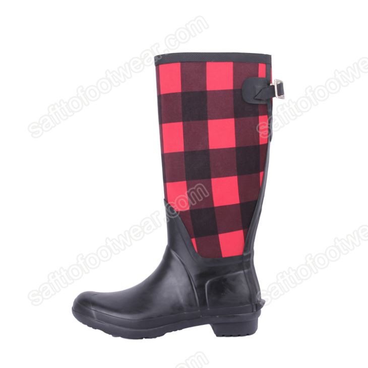 Varma regnstövlar i neopren för damer