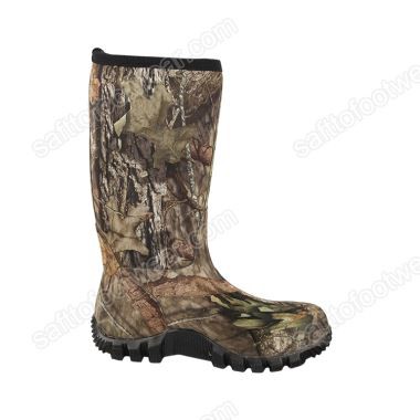 Jaktstövlar i gummi som andas